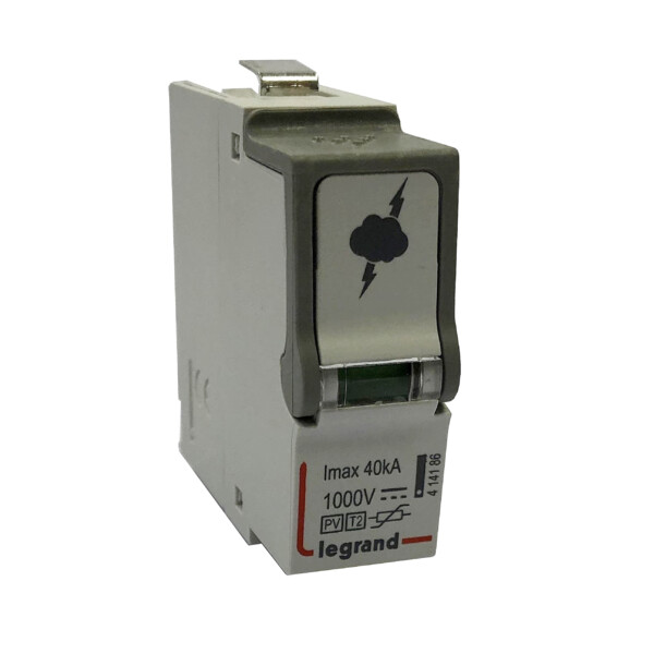 Cassette de rechange débrochable pour parafoudre référence 414156 - Legrand - 414186