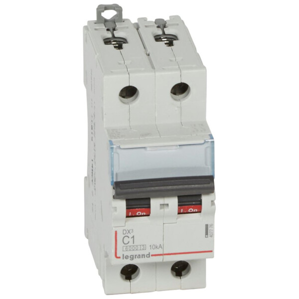 Disjoncteur dx³ 6000 -vis/vis- 2p-230/400v~ -1a-10ka - courbe c - protect départ - Legrand - 407776
