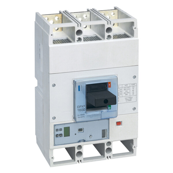 Disjoncteur électronique sg + unité mesure dpx³ 1600 - icu 36 ka - 3p - 1000 a - Legrand - 422445