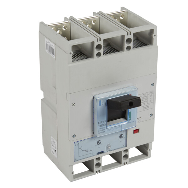Disjoncteur magnéto-thermique dpx³ 1600 - icu 70 ka - 3p - 1000 a - Legrand - 422277