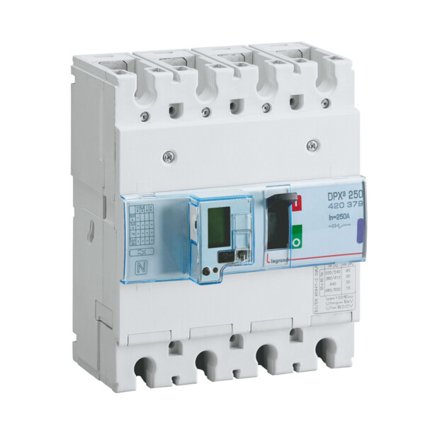 Disjoncteur de puissance dpx³ 250 - électronique - 50 ka - 4p - 250 a - Legrand - 420379