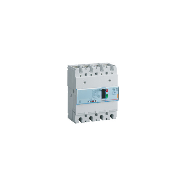Disjoncteur de puissance dpx³ 250 - magnéto-thermique - 25 ka - 4p - 100 a - Legrand - 420215