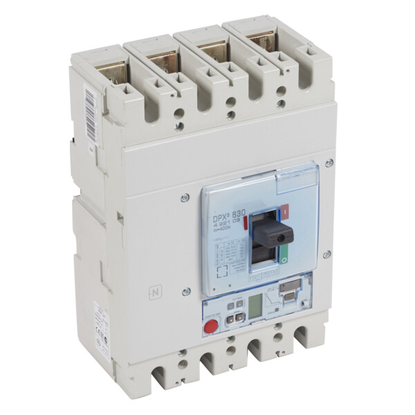 Disjoncteur électronique s2 + unité mesure dpx³ 630 - icu 36 ka - 4p - 400 a - Legrand - 422103