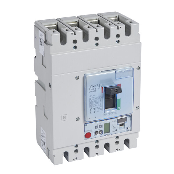 Disjoncteur électronique s2 + unité mesure dpx³ 630 - icu 36 ka - 4p - 630 a - Legrand - 422105