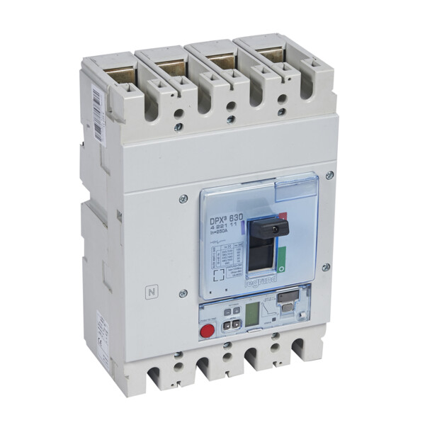 Disjoncteur électronique s2 + unité mesure dpx³ 630 - icu 50 ka - 4p - 250 a - Legrand - 422111