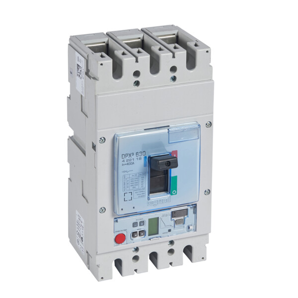 Disjoncteur électronique s2 + unité mesure dpx³ 630 - icu 70 ka - 3p - 400 a - Legrand - 422118