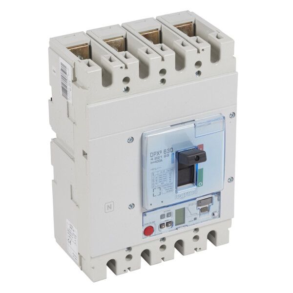 Disjoncteur électronique s2 + unité mesure dpx³ 630 - icu 70 ka - 4p - 400 a - Legrand - 422123