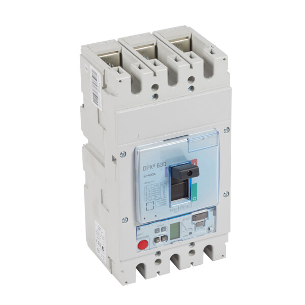 Disjoncteur électronique s2 + unité mesure dpx³ 630 - icu 100 ka - 3p - 400 a - Legrand - 422128