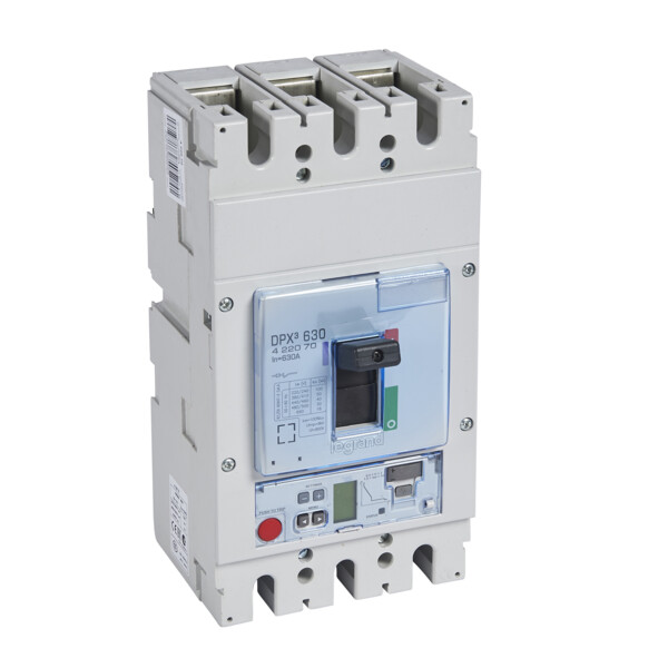 Disjoncteur électronique s2 dpx³ 630 - icu 50 ka - 3p - 630 a - Legrand - 422070