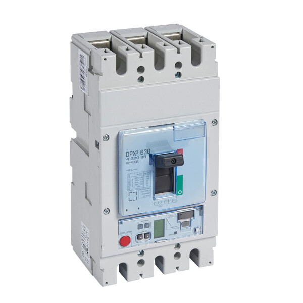 Disjoncteur électronique s2 dpx³ 630 - icu 100 ka - 3p - 400 a - Legrand - 422088