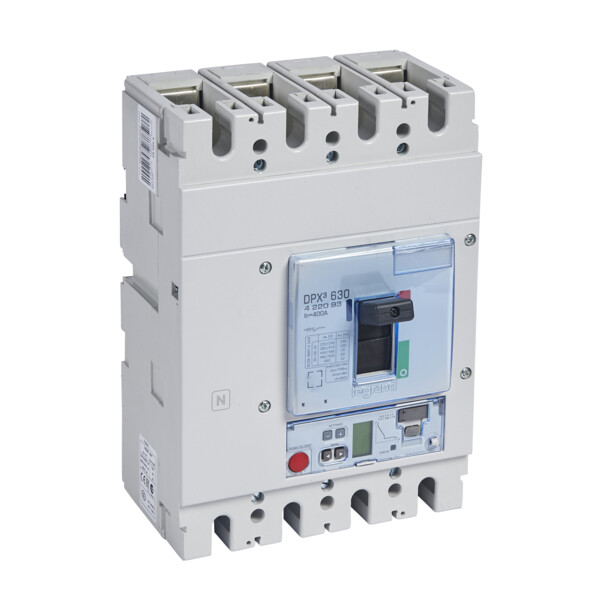 Disjoncteur électronique s2 dpx³ 630 - icu 100 ka - 4p - 400 a - Legrand - 422093