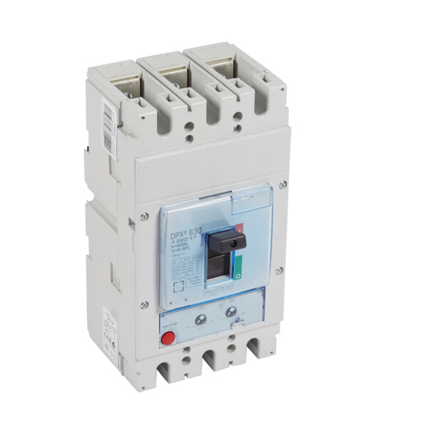 Disjoncteur magnéto-thermique dpx³ 630 - icu 50 ka - 3p - 500 a - Legrand - 422017