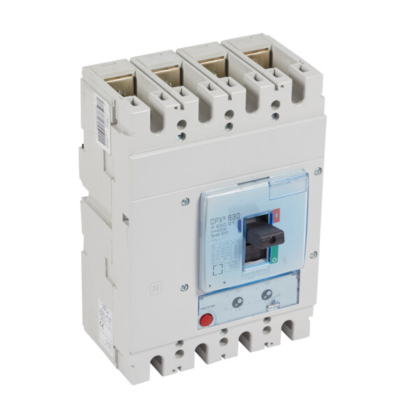Disjoncteur magnéto-thermique dpx³ 630 - icu 50 ka - 4p - 400 a - Legrand - 422021