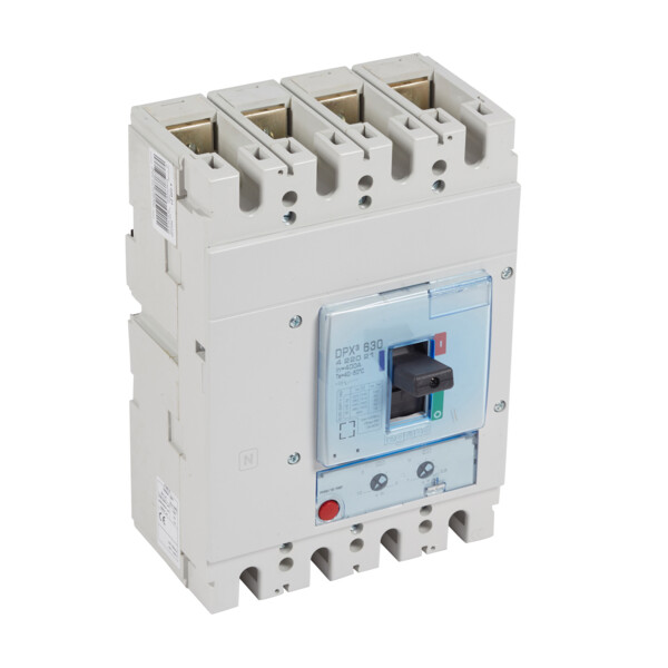 Disjoncteur magnéto-thermique dpx³ 630 - icu 50 ka - 4p - 500 a - Legrand - 422022