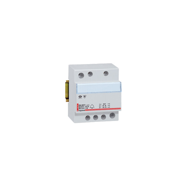 Transformateur pour sonnerie Lexic - 230 V / 12-8 V - 24 VA - Legrand - 004241