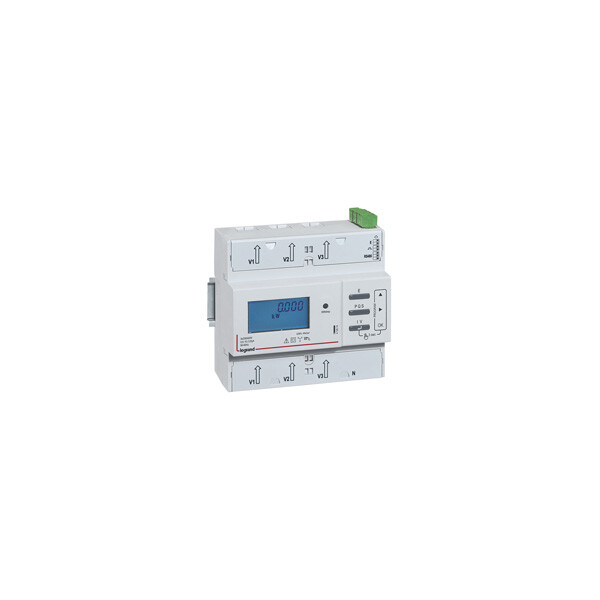 Compteur 125a tri - non mid - sorties impulsions et rs 485 - Legrand - 412074