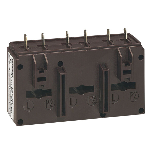 Transformateur de courant triphasé fermé 400/5 pour 3 barres 30,5x5,5mm 4va - Legrand - 412158