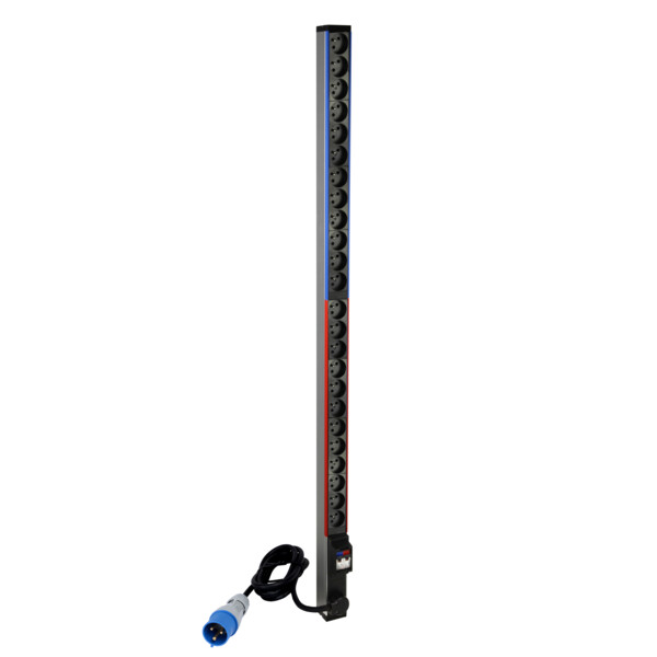PDU zéro-u lcs² monophasé - 24x2p+t - cordon 3 m avec fiche 2P+T 32A - Legrand - 646851