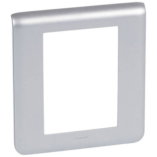 Plaque Legrand Mosaic - pour gestionnaire multiscénarios- alu - Legrand - 079174