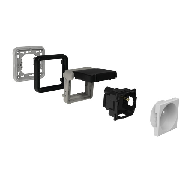 Legrand s/e prise 2p+t  plexo - Legrand - 980950
