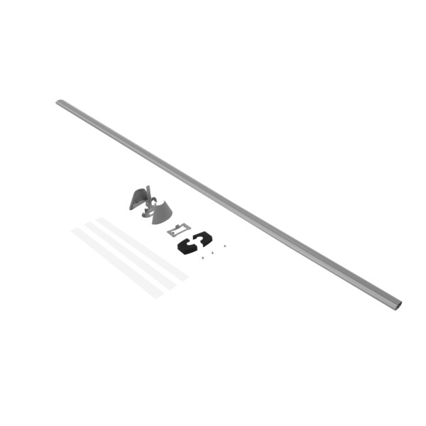 Kit extension pour colonnette Legrand Ovaline 2 compartiments 2,70m chapeau noir et Ovaline alu - Legrand - 653065