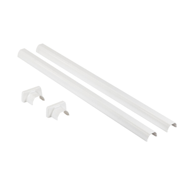 Kit finition perche Legrand pour colonne 1 ou 2 compartiments blanc - Legrand - 653066