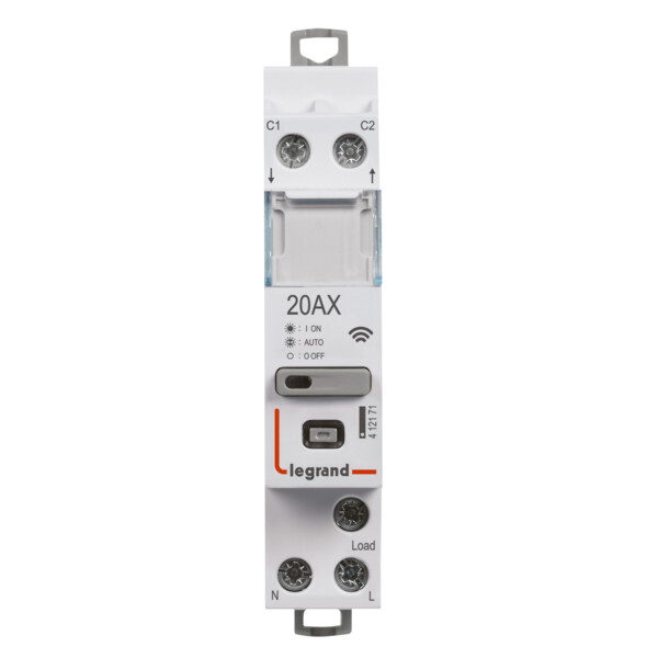 Contacteur Connecté Drivia Multifonction 1P 20AX 230V~, Silencieux, 1 Module - Netatmo - Legrand - 412171