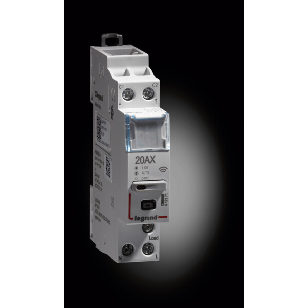 Contacteur Connecté Drivia Multifonction 1P 20AX 230V~, Silencieux, 1 Module - Netatmo - Legrand - 412171