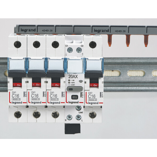 Contacteur Connecté Drivia Multifonction 1P 20AX 230V~, Silencieux, 1 Module - Netatmo - Legrand - 412171