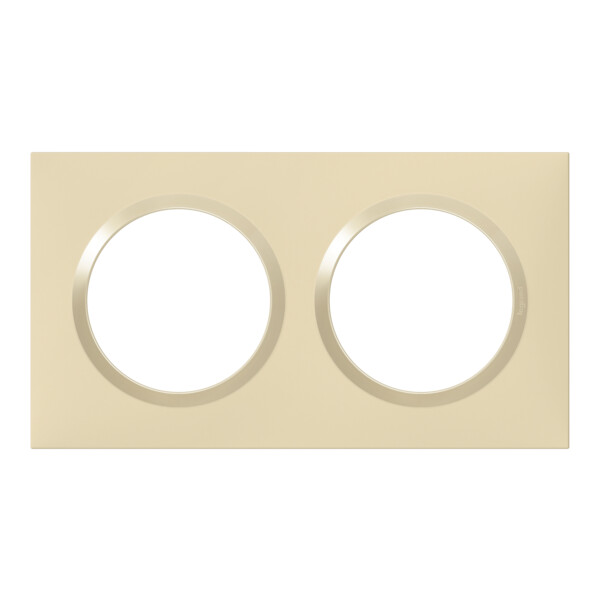 Plaque carrée dune Legrand Dooxie 2 postes - Legrand - 600812