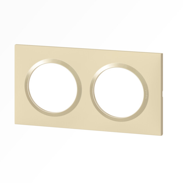 Plaque carrée dune Legrand Dooxie 2 postes - Legrand - 600812