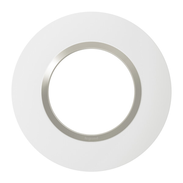 Plaque ronde plume Legrand Dooxie 1 poste - Legrand - 600971