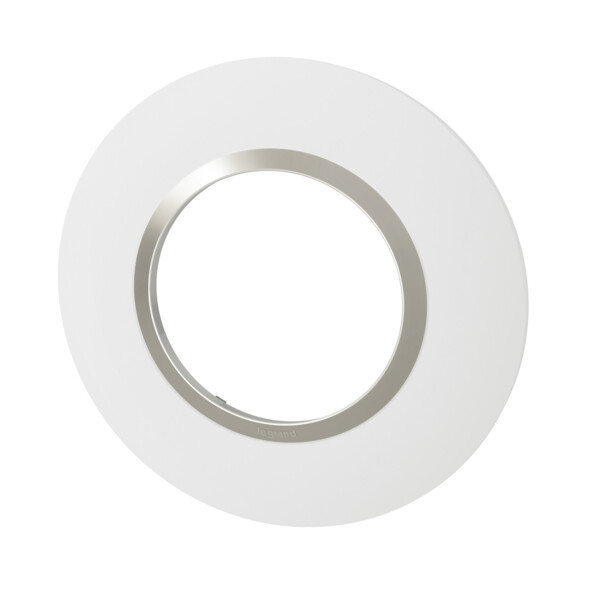 Plaque ronde plume Legrand Dooxie 1 poste - Legrand - 600971