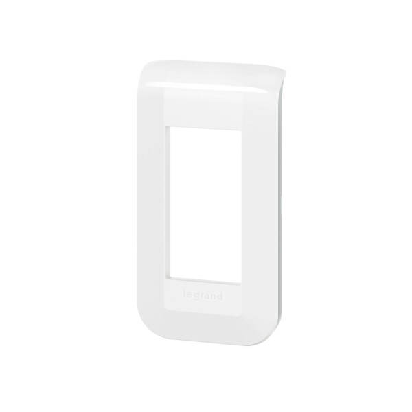 Plaque de finition Mosaic pour 1 module blanc - Legrand - 078801L