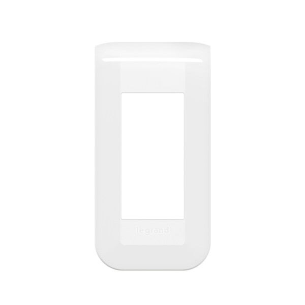 Plaque de finition Mosaic pour 1 module blanc - Legrand - 078801L