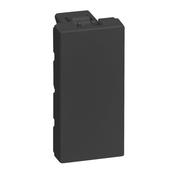 Obturateur mosaic 1 module - noir - Legrand - 079370L