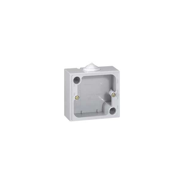 Boîtier saillie étanche gris Legrand Plexo pour socles 055703/ 055706/ 055708 - Legrand - 090359