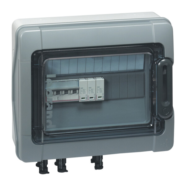 Coffret plexo³ pré-câblé 3kwc - 600 v= - pour installation photovoltaïque - Legrand - 414003