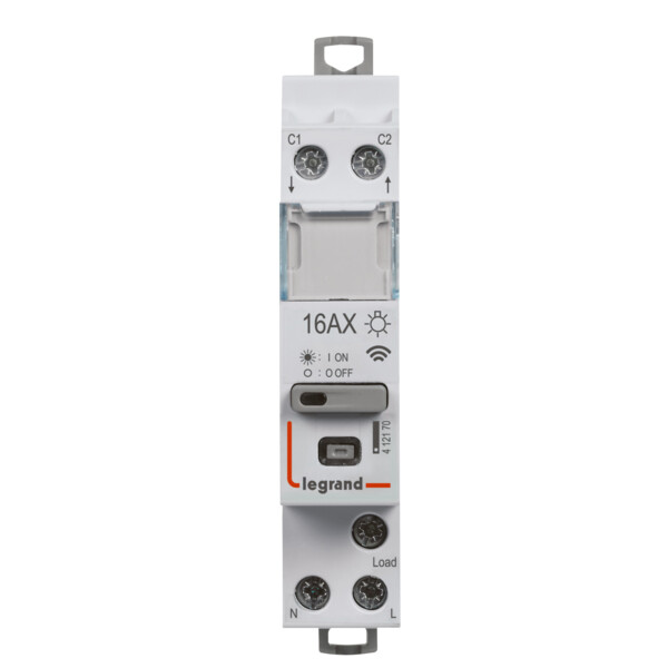 Télérupteur connecté Drivia silencieux 1P 16AX 230V~ 1 module With Netatmo - Legrand - 412170