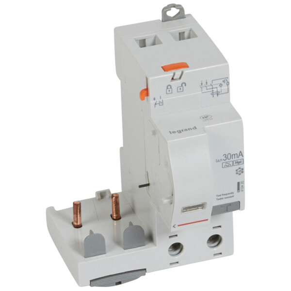 Bloc différentiel Legrand DX³ à vis 2 pôles 63A type F 30mA 230V  - Legrand - 410435