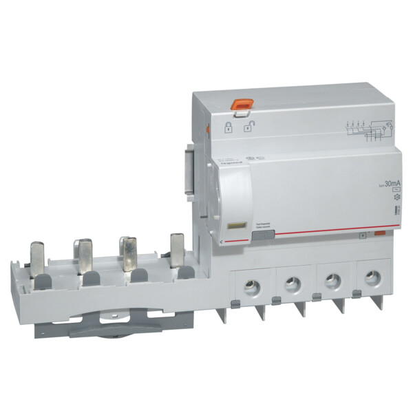 Bloc différentiel adaptable dx³ - à vis - 4p - 400 v~ - 125 a - type ac - 30 ma - Legrand - 410624