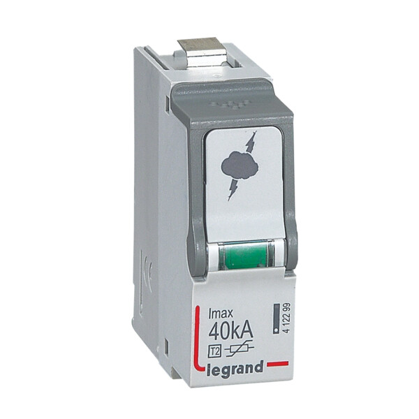 Cassette de remplacement pour parafoudres t2/40 ka - Legrand - 412299