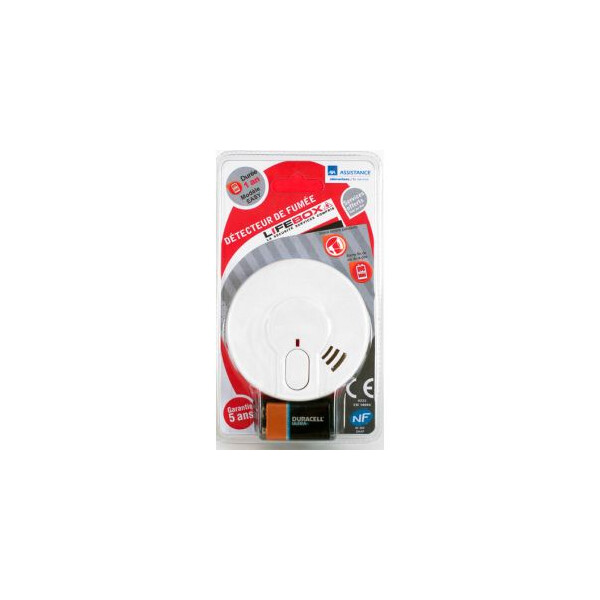 Detecteur de fumée EASY NF 1 an (Idem Symphony avec pile 1an) - Lifebox - DETC15NF