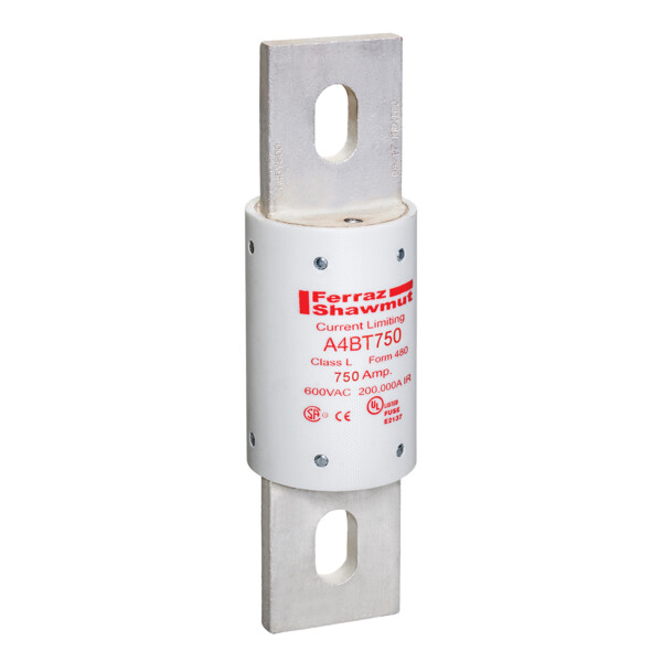 Fusible a4bt - classe l - action temporisée 600vac 500vdc 750a couteau - Mersen - Ferraz - A4BT750