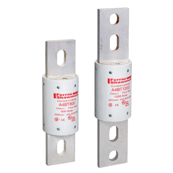 Fusible a4bt - classe l - action temporisée 600vac 500vdc 800a couteau - Mersen - Ferraz - A4BT800