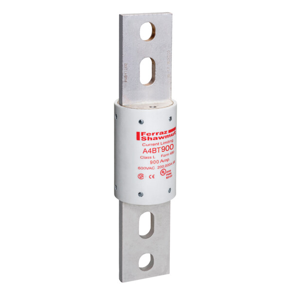 Fusible a4bt - classe l - action temporisée 600vac 500vdc 900a couteau - Mersen - Ferraz - A4BT900