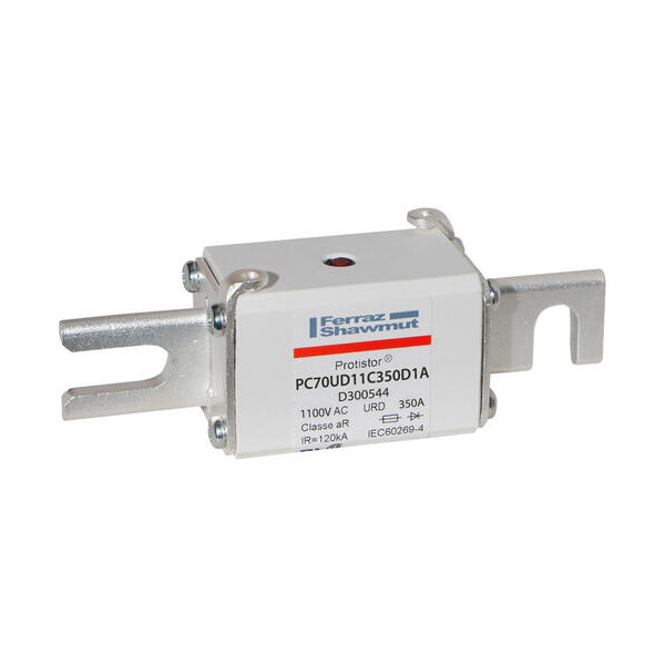 Fusible70 type din110 ar 350a - indicateur - 1100v - Mersen - Ferraz - D300544