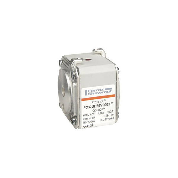 Fusible32 type ttf m10 ar 900a - indicateur - 690v - Mersen - Ferraz - Q300072