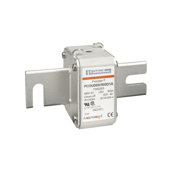 Fusible33 type din110 ar 900a - indicateur - 690v - Mersen - Ferraz - Y300263
