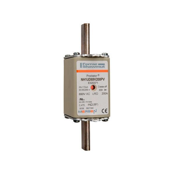 Fusible 1 ar 200a - indicateur - 690v - Mersen - Ferraz - E320371